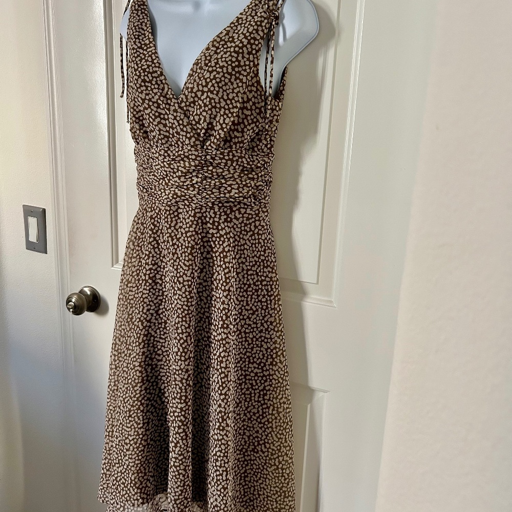 Elegant Mocha Dress for Special Occassion - Size 6